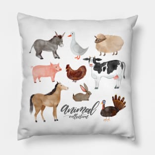 Farm Animals Pillow