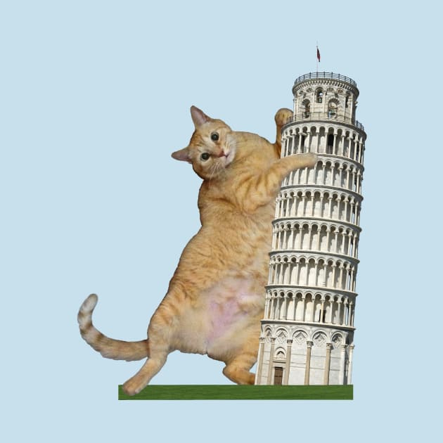 Pisa Cat by RawSunArt