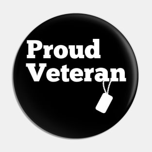 Proud Veteran Pin