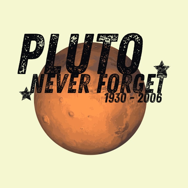 Never Forget Pluto by Tailor twist