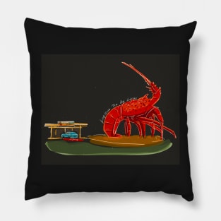 Kingston the big lobster Pillow