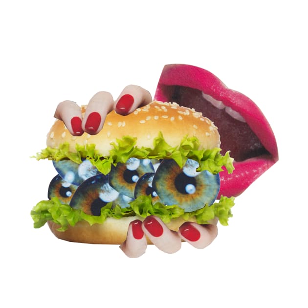 Pop Burger by Luca Mainini