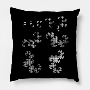 Dragon fractal [white] Pillow