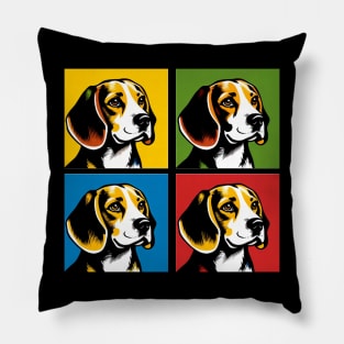 Beagle Pop Art - Dog Lover Gifts Pillow