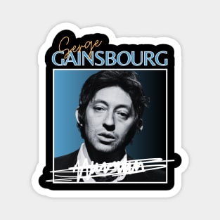 Serge gainsbourg///original retro Magnet