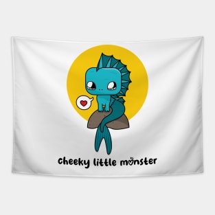 Cheeky little monster (on light colors) Tapestry