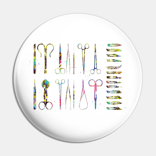 Medical Tools Pin by erzebeth