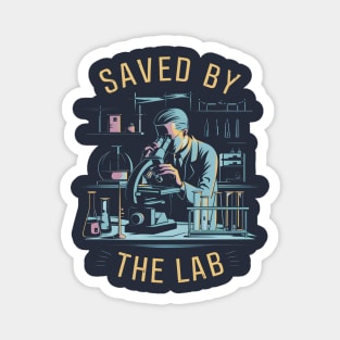 Saved by The Lab - Lab Week Celebration Magnet