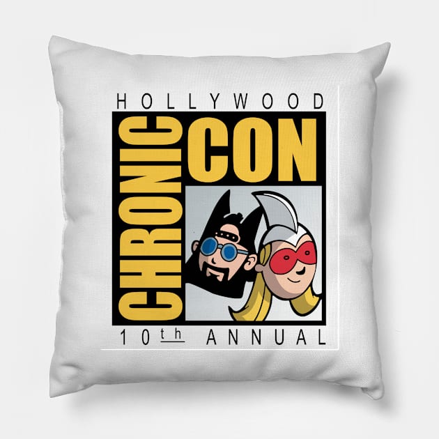 Chronic Convention Pillow by geeklyshirts