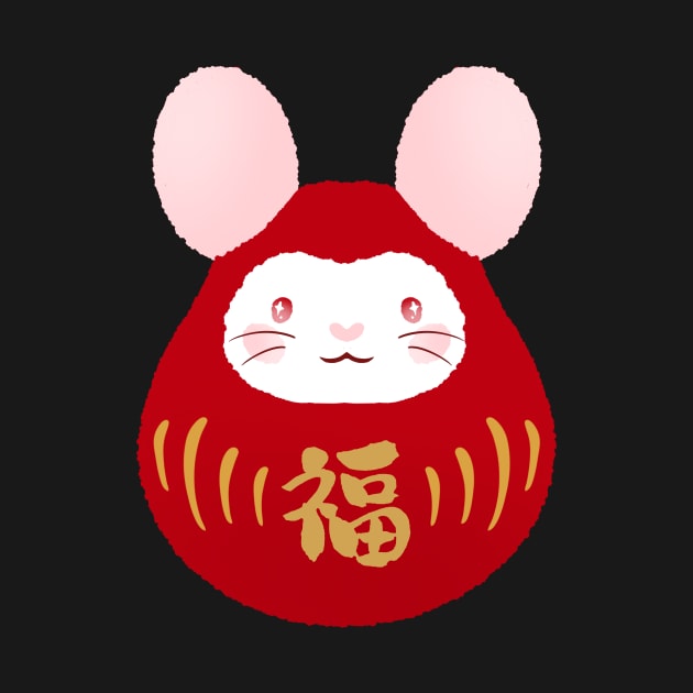 Mouse Daruma 2024 by Ratfrens