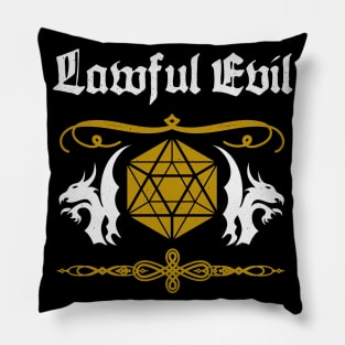 RPG Lawful Evil Roleplaying Pen & Paper Gamer Pillow