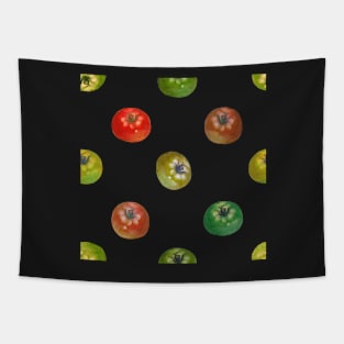 TOMATO ITALIAN COLOURS repeating surface pattern Tapestry