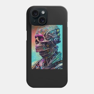 Skeleton Astronaut | Space Skull | Dystopian Art | Skull Astronaut Artwork | Fantasy Astronaut Skull Phone Case