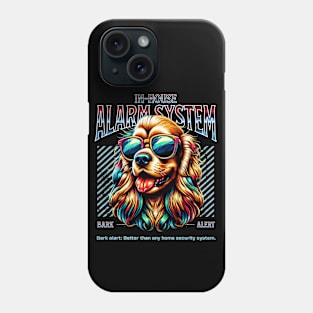 Bark Alert Cocker Spaniel Dog Phone Case