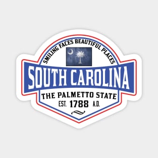 SOUTH CAROLINA THE PALMETTO STATE COLUMBIA CHARLESTON MYRTLE BEACH Magnet