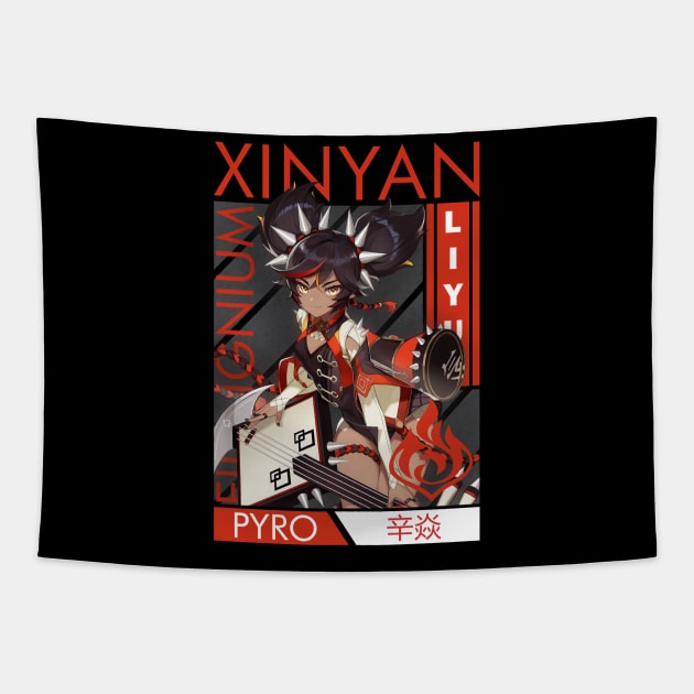 Xinyan - Genshin Impact Tapestry by Nifty Store