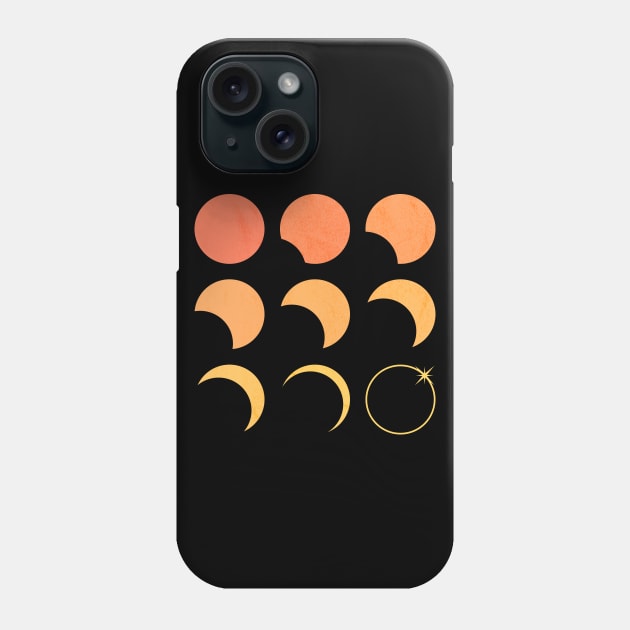 Solar Eclipse Phone Case by Sachpica