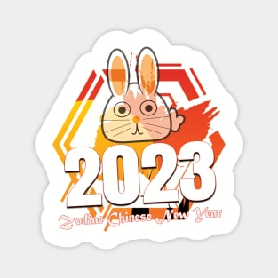 2023 Year of the Rabbit. Magnet