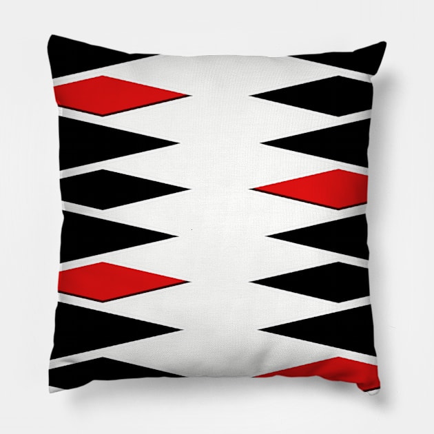 Minimalist Geometric Triangle Art Pillow by piksimp