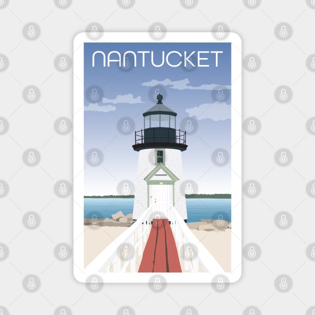 Nantucket Massachusetts Magnet by staceycreek