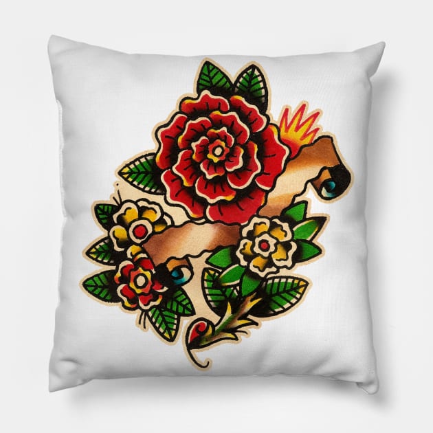 Flowers Pillow by Don Chuck Carvalho