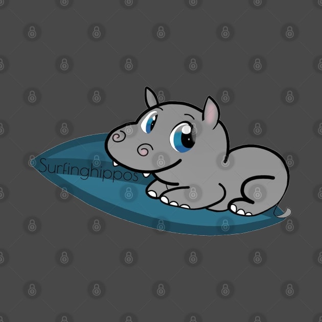 Surfing Hippo by Surfinghippos