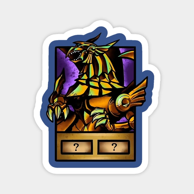 The Winged Dragon of Ra Magnet by primemoment