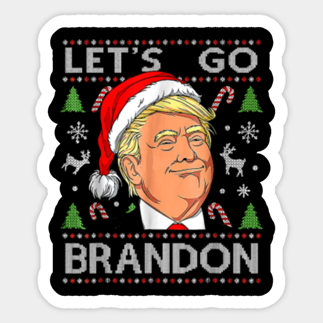 lets go brandon christmas - Lets Go Brandon Christmas - Sticker