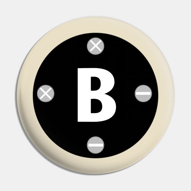 Letter B Pin by Menu.D