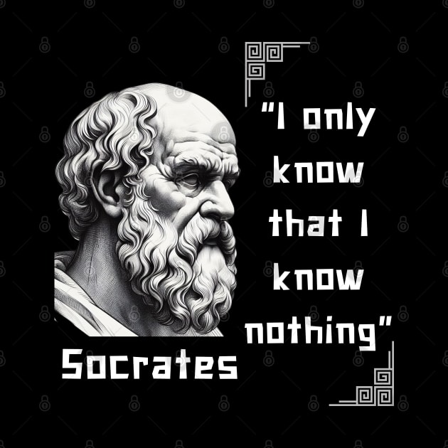 Socrates famous quote for stoicism lovers by CachoGlorious