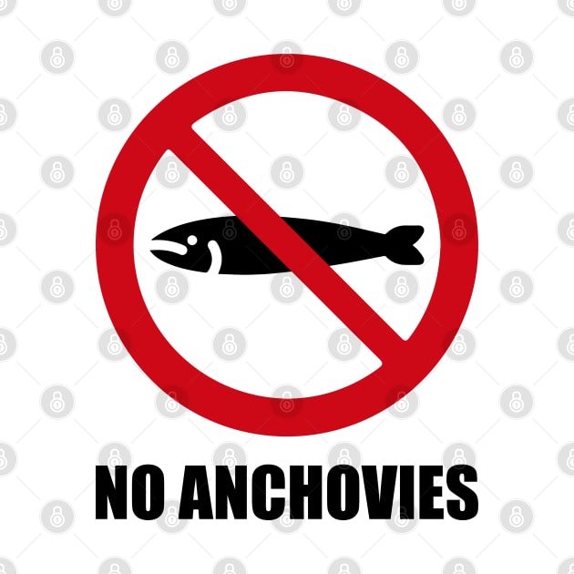 NO Anchovies - Anti series - Nasty smelly foods - 19B by FOGSJ