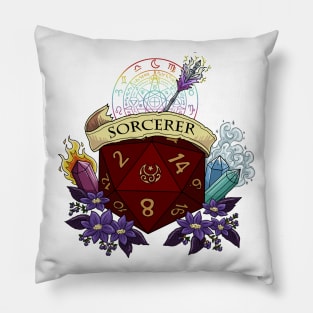 Dice Sorcerer Pillow