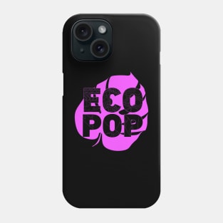 ecopop in the leaf of purple Phone Case