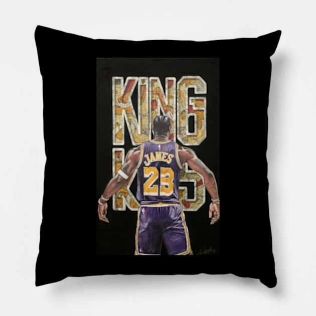 LeBron james Pillow by TshirtMA