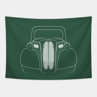 Ford Anglia - front stencil, white Tapestry