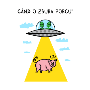 Cand o zbura porcul T-Shirt