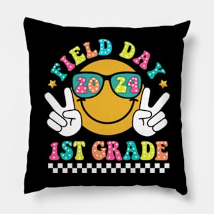 Field Day 2024 1st First Grade Field Trip Teacher Student Pillow