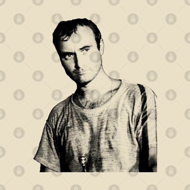 Phil Collins // Vintage Style Design by Indanafebry