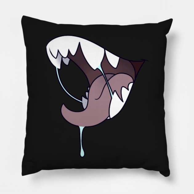 Snappy Maw Pillow by gensnarl