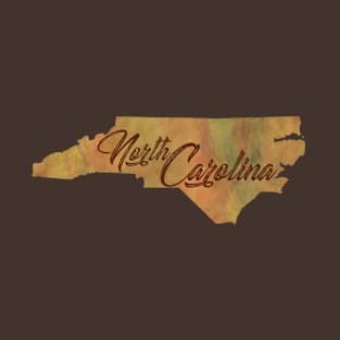 North Carolina - Autumn Watercolor T-Shirt