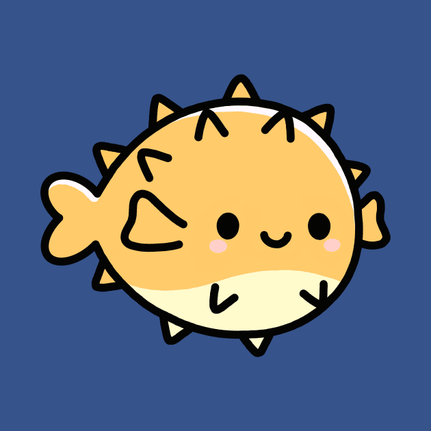 Puffer Fish by littlemandyart