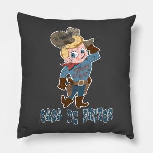 Casa de Fritos (distressed) Pillow