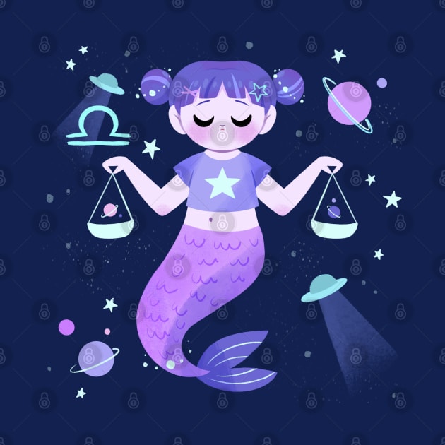 Libra Mermaid by Lobomaravilha