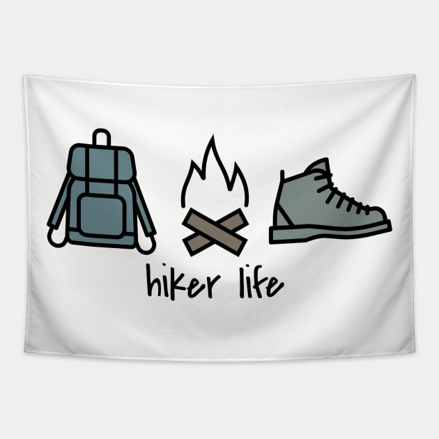 Hiker Life Tapestry by nyah14