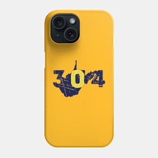 304 West Virginia Mountaineers Represent Vintage Phone Case