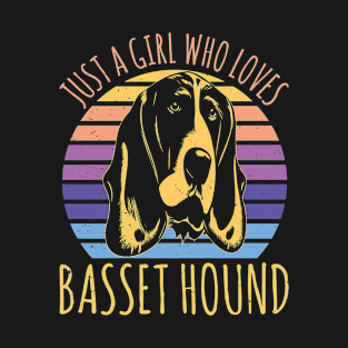 Just a girl who loves basset hound T-Shirt