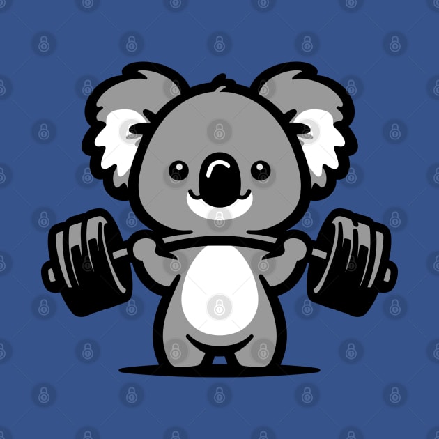 Weightlifting Koala by KayBee Gift Shop