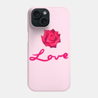 Sparkly Rose Phone Case