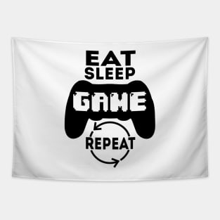 Eat sleep game repeat Tapestry