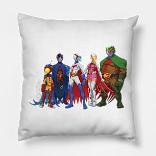 gatchaman vintage movie 6 version Pillow